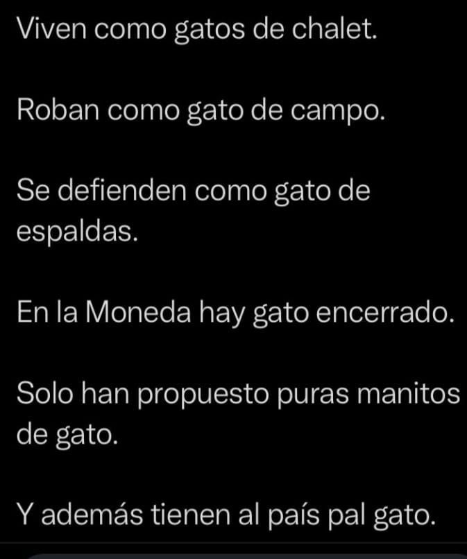 carreragonzalo's tweet image. El gobierno más  Felino de la historia!