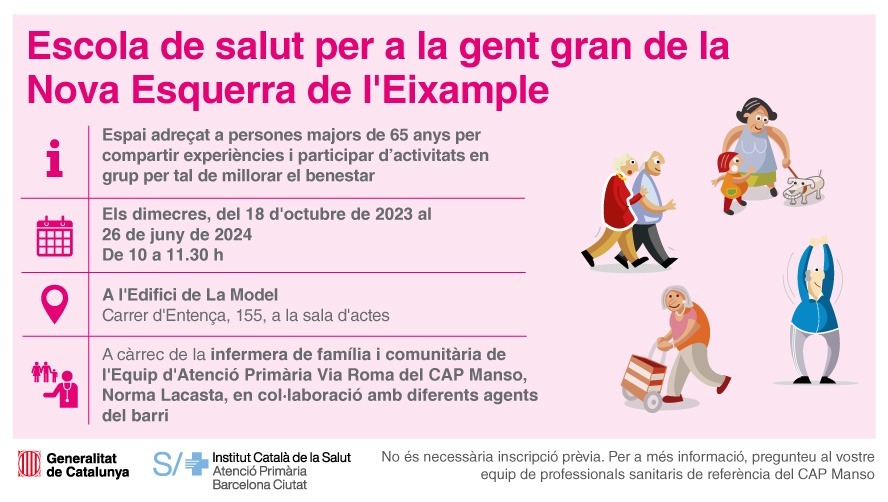 primariaicscat's tweet photo. 4 activitats que no et pots perdre per al 18 d'octubre
🟠Grup gestió de l'estrès laboral del #CAPRamonTurró
⚪Grup de benestar emocional per a adolescents del #CAPGuinardó
🔴Escola de salut i xerrada sobre voluntats anticipades, amb professionals de l'equip Via Roma del #CAPManso https://t.co/Mf6NRMeIwo