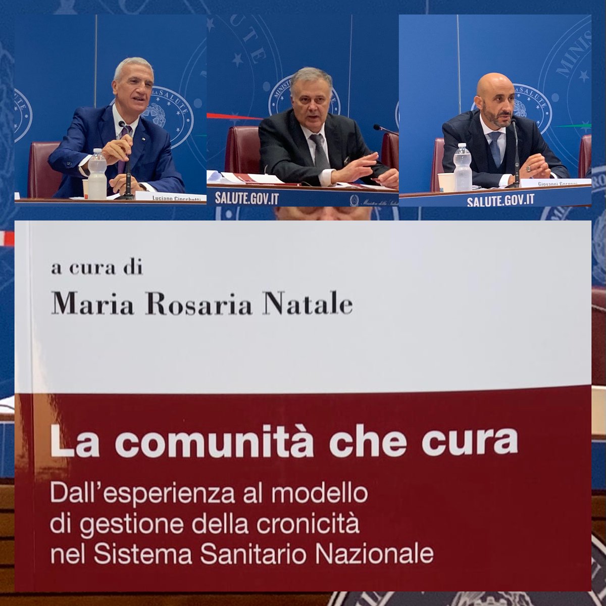 ASLRM2's tweet photo. Con grande piacere abbiamo partecipato oggi alla presentazione del volume «Comunità che Cura».
Un interessante momento di confronto con esperti e istituzioni, tra cui #GiorgioCasati, @LCiocchetti e @giovannigorgoni, sul Sistema Sanitario Nazionale: risorse e sfide.
#OpenASL https://t.co/WvFEUXi5vz