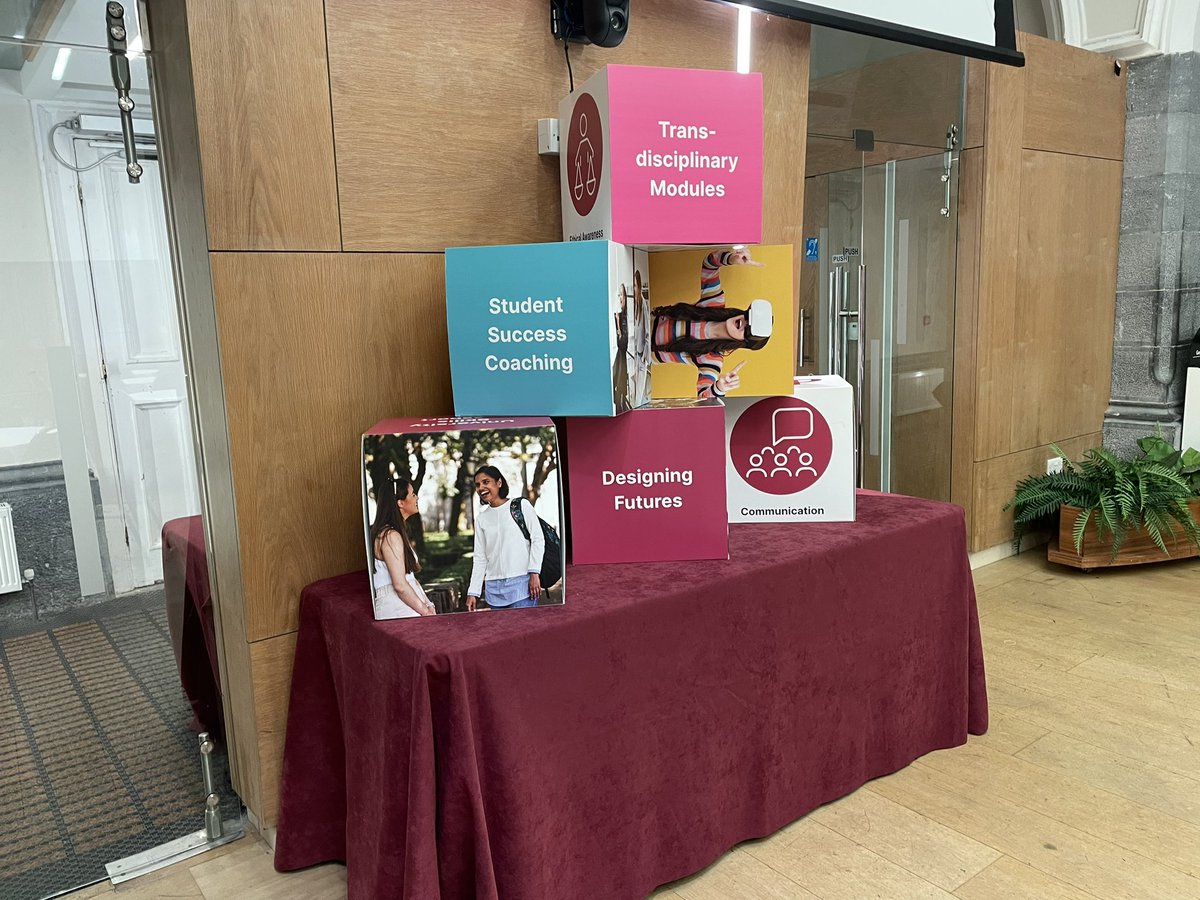 All set up and ready to go for our <a href="/GalwayDF/">University of Galway Designing Futures</a> Showcase Day tomorrow.
Looking forward to discussing how we can work together to Design the Future Student University Experience