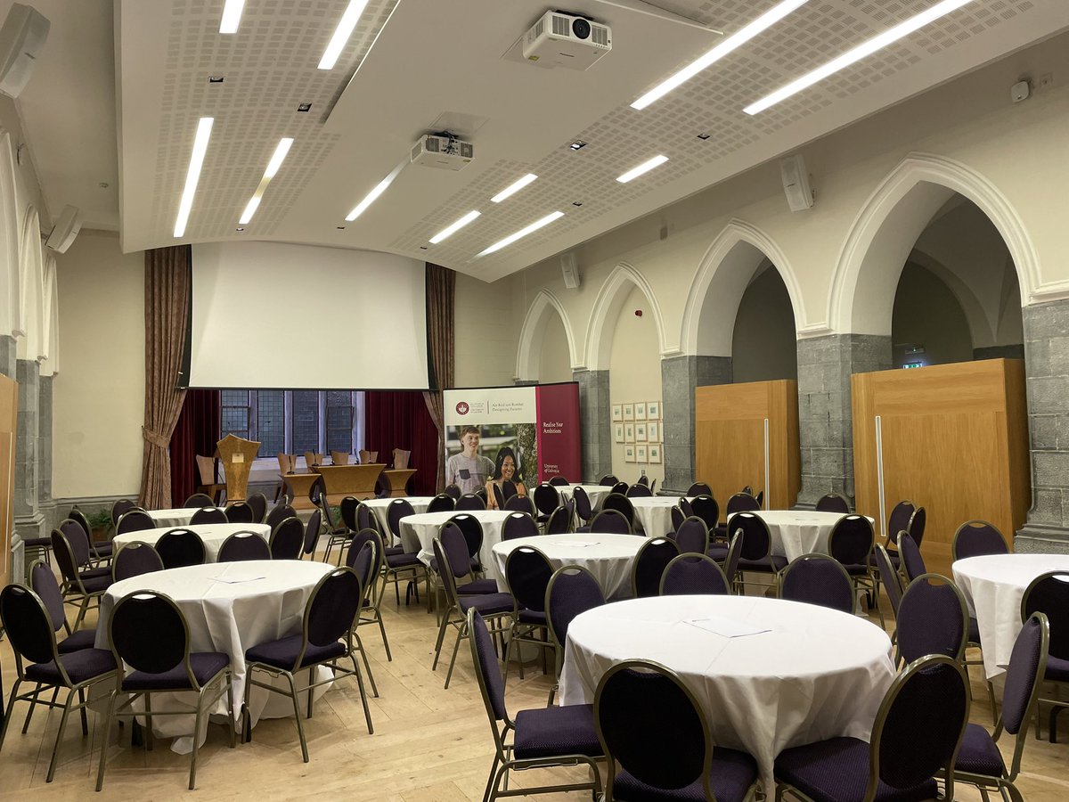 GraceMulry's tweet photo. All set up and ready to go for our @GalwayDF Showcase Day tomorrow.
Looking forward to discussing how we can work together to Design the Future Student University Experience https://t.co/WIhQ3cLloL
