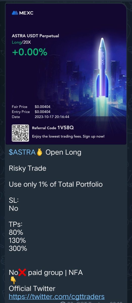 frmncapital's tweet photo. $ASTR 130% 💋
Trade with @MEXC_Official
Stay 🙌 with me

👇
Official free Telegram
https://t.co/pgRSzSnKYP

$btc $eth $cream $glmr $loom $storj $movr $wld $mln $agld $pols $pha $amb $front $bel $hard $apt $celr $imx $fun #Binance    #Bitget    #taderwagon #MEXCGobal https://t.co/L2pbIsTKqa