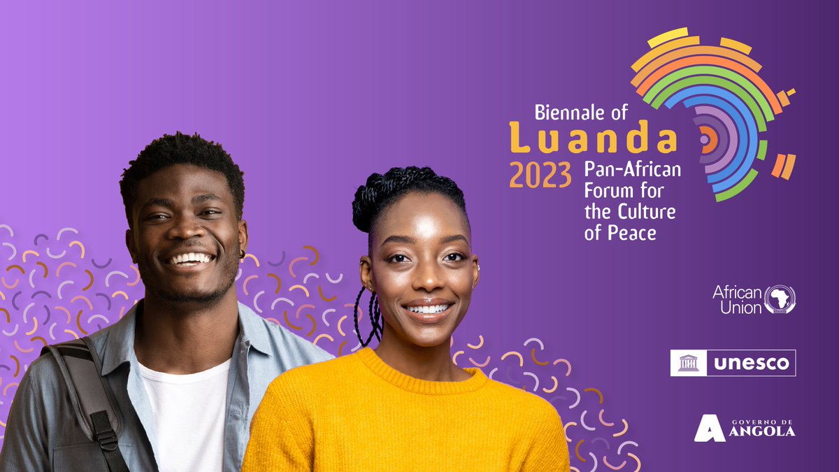 UNESCO Now (@unesconow) on Twitter photo The 3rd edition of the Biennale of Luanda – “Pan-African Forum for the Culture of Peace” will be held from 22 to 24 November 2023 in Luanda, Angola
Join <a href="/unescoNOW/">UNESCO Now</a> & the youth from around the world to celebrate this event #BiennaleLuanda The 3rd edition of the Biennale of Luanda – “Pan-African Forum for the Culture of Peace” will be held from 22 to 24 November 2023 in Luanda, Angola
Join <a href="/unescoNOW/">UNESCO Now</a> & the youth from around the world to celebrate this event #BiennaleLuanda