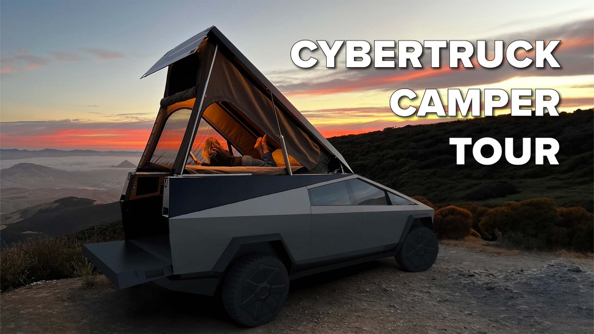 Our #Cybertruck camper tour just dropped! Check out the prototype.

youtu.be/ETBg2QODpO0?si…