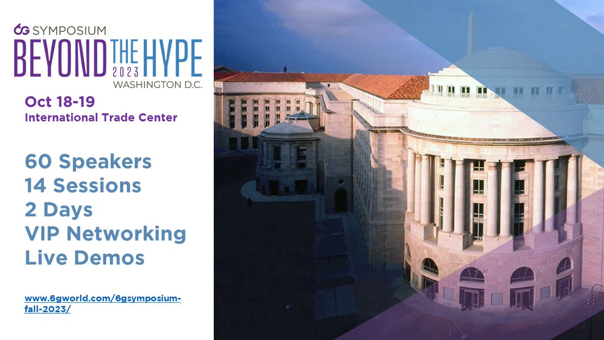 Starts tomorrow! DC hasn't disappointed, with speakers from Congress, the White House, <a href="/NTIAgov/">NTIA</a> <a href="/NIST/">National Institute of Standards and Technology</a>, <a href="/NSF/">U.S. National Science Foundation</a> <a href="/USignite/">US Ignite</a> and more alongside #industry and #research leaders from <a href="/ATT/">AT&T</a> to <a href="/XenesisIo/">Xenesis</a>. Just goes to show the momentum out there for a better way of doing telecoms.