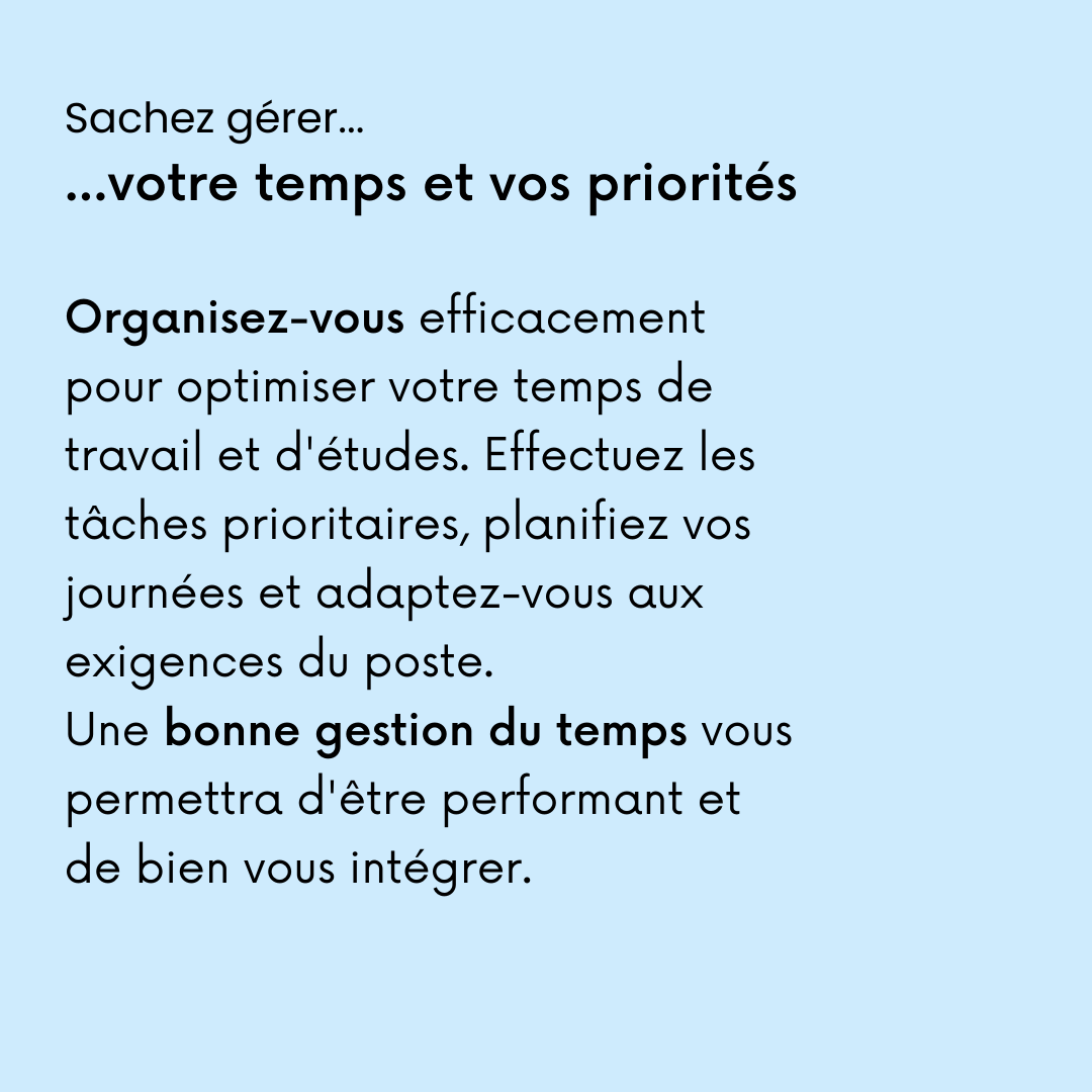 Voici quelques conseils pour aborder sereinement cette nouvelle aventure en alternance ! 🌟 Bonne chance et que cette expérience vous apporte de belles opportunités d'apprentissage. 💪

 #IntégrationRéussie #Alternance #DéveloppementProfessionnel