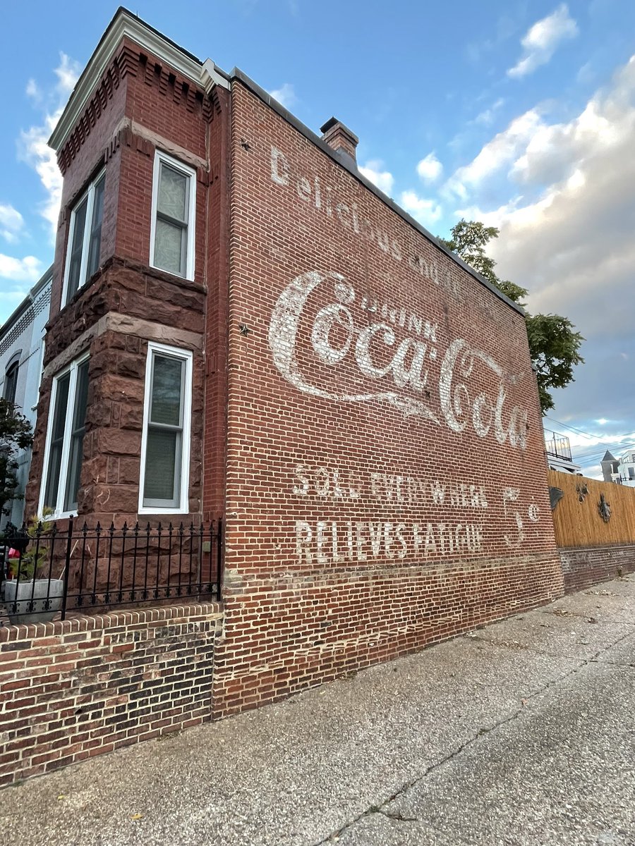 The best ghost sign on Capitol Hill in Washington DC. Loved by generations of railroad passengers on the tracks to and from Richmond and elsewhere.