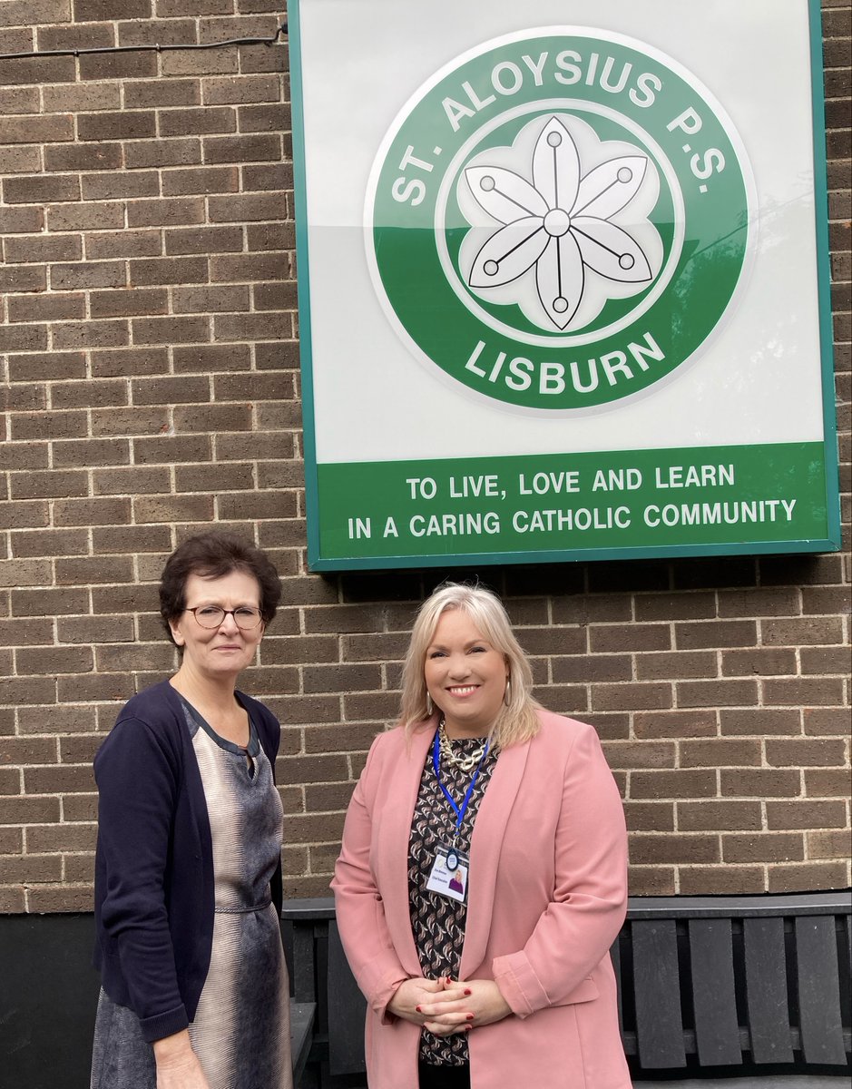 Eve Bremner, CEO, met with Catherine Milne, Principal of St Aloysius PS & NS, to talk about her vision for CCMS and to consider how CCMS can advocate for, and support, our schools in the current financial crisis and amidst a challenging industrial relations climate.