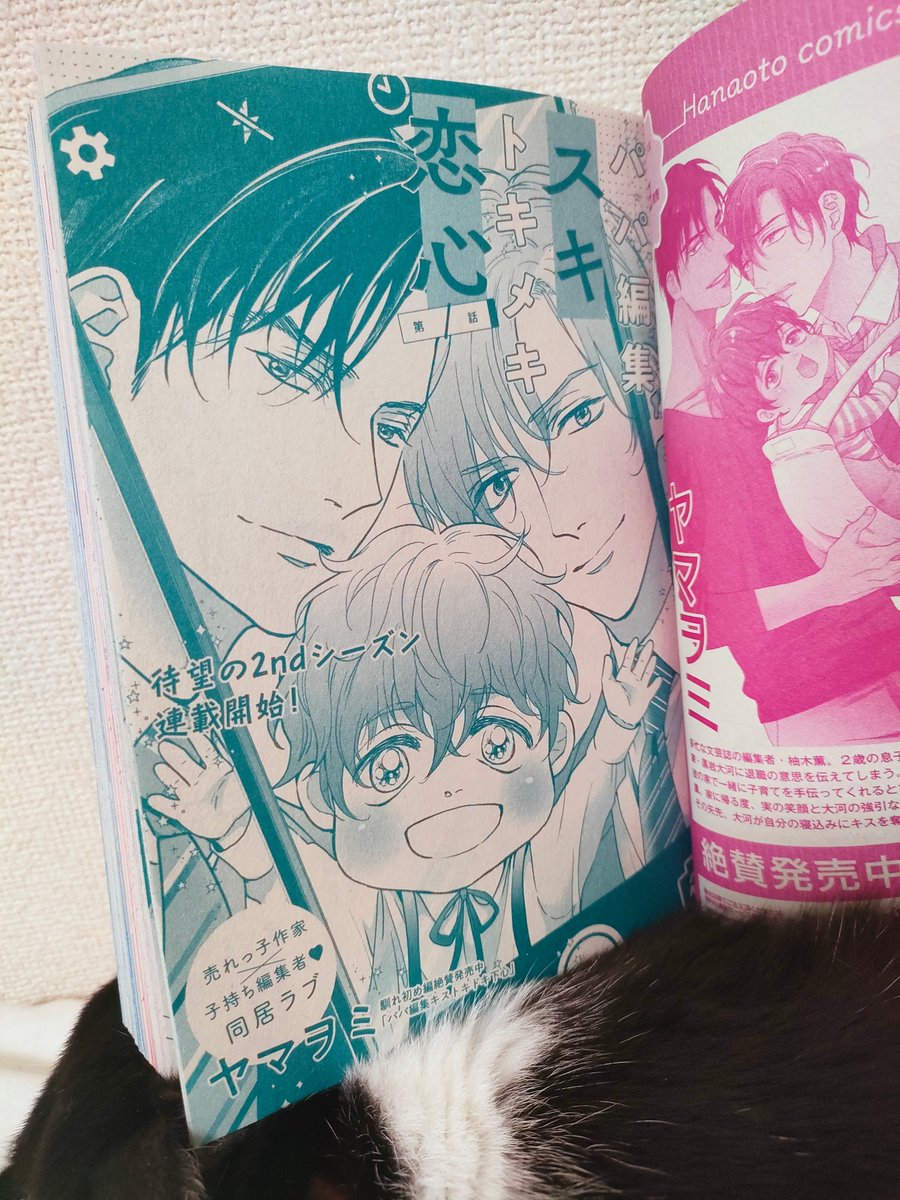 花音11月号から
『パパ編集キストキドキ下心』続編『パパ編集スキトキメキ恋心』新連載はじまりました!
タイトル紛らわしい笑!!

ちょっとだけ冒頭アップ～
よろしくお願いします✨ 