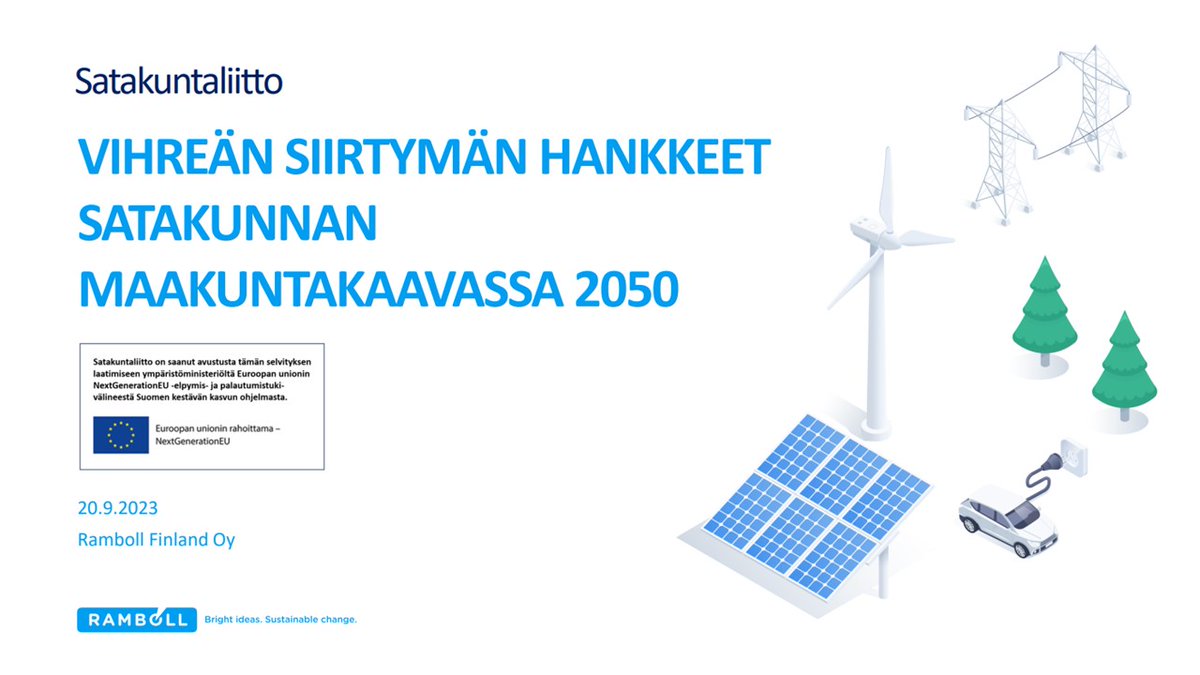 satakuntaliitto's tweet photo. Vihreän siirtymän hankkeet Satakunnan maakuntakaavassa 2050 -selvitys on valmistunut.

Selvityksen tavoitteena on edistää vihreän siirtymän hankkeiden sijoittumista Satakuntaan ja Satakuntaliitto hyödyntää sitä Satakunnan maakuntakaavan 2050 suunnittelun tausta-aineistona. https://t.co/YV4v9qswli
