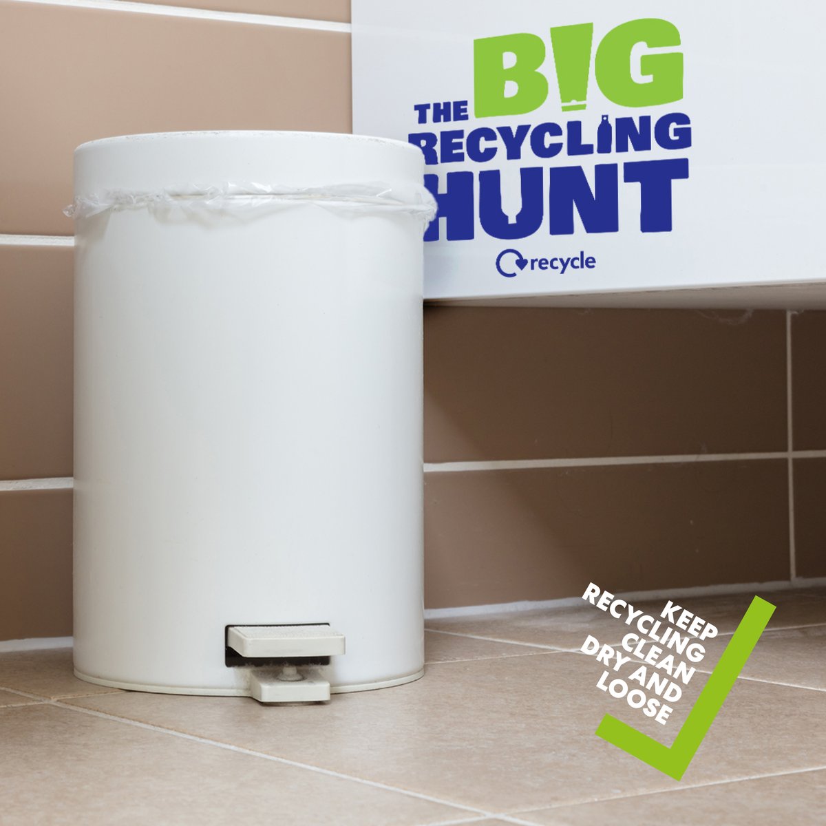 It’s easy to forget about what’s in all those little bins around the house when it comes to recycling. Before you pop it all in the rubbish, take a look and you’re likely to find loads of recyclable stuff in there…So take a look and separate your recyclables! #RecycleRight