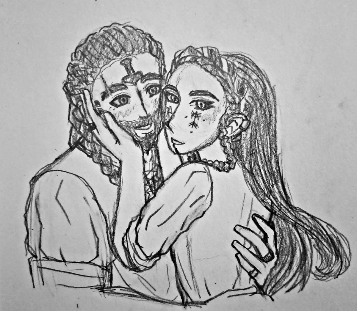 PrincesssNeera's tweet photo. [Dwalin &amp; Thyra]

They are just mad in love with each other. Dwalin is a simp for Thyra 🫶🏼😉

#dwalin #thyra #thehobbit #dwarf #dwalinthedwarf #durin #houseofdurin #durinline #erebor #moria #lotr #lordoftherings #dwarrow #thorin #oakenshield https://t.co/aVbQPruvlm