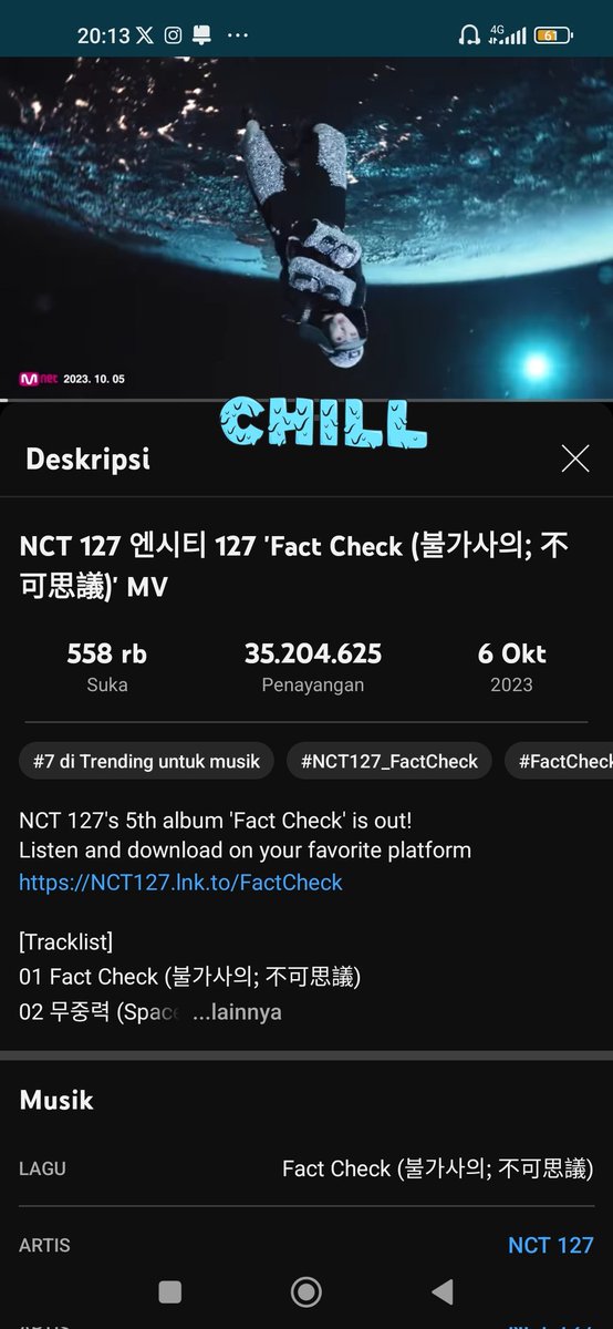 doxilef's tweet photo. DON'T BREAK THE CHAIN⛓️
FACT CHECK MV STREAMING PARTY
🎯GOALS: 40M
🔗 https://t.co/Ih6FfJJKeI…
Izin tag🙏🏻: @keijbol @boraborasky_ @ellyu_ @monsieurjjh @tiyomi_ @doyoungiewho @tyxbstie
CHECK THE FACTS WITH NCT 127
#FactCheck_OutNow
#우리칠_고팩쳌
#NCT127 @NCTsmtown_127 https://t.co/i4QSYS252g