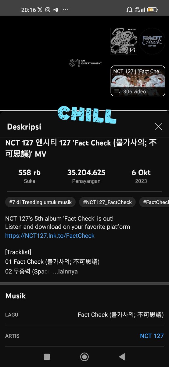 doxilef's tweet photo. DON'T BREAK THE CHAIN⛓️
FACT CHECK MV STREAMING PARTY
🎯GOALS: 40M
🔗 https://t.co/Ih6FfJJKeI…
Izin tag🙏🏻: @keijbol @boraborasky_ @ellyu_ @monsieurjjh @tiyomi_ @doyoungiewho @tyxbstie
CHECK THE FACTS WITH NCT 127
#FactCheck_OutNow
#우리칠_고팩쳌
#NCT127 @NCTsmtown_127 https://t.co/i4QSYS252g