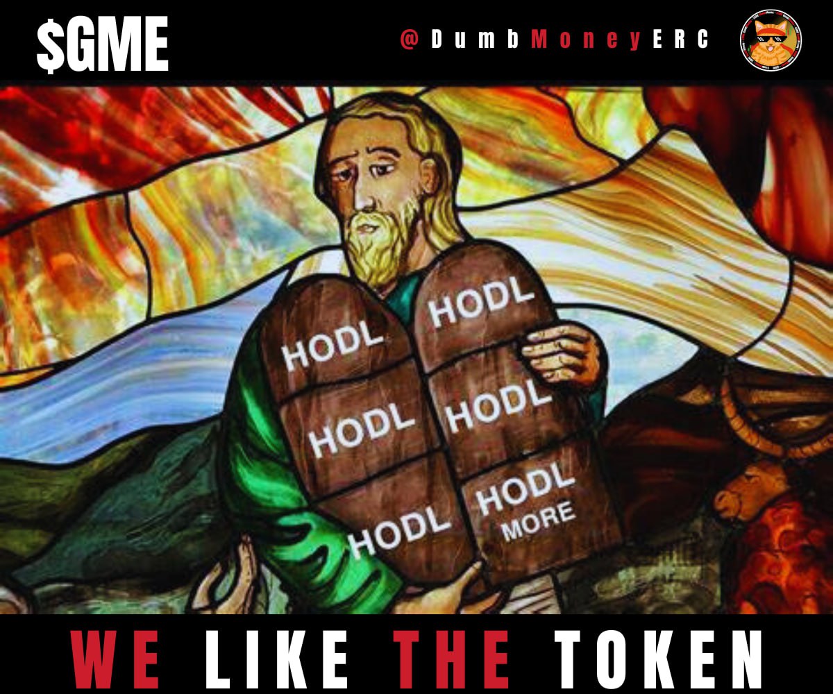 camper_014's tweet photo. $GME is going to create financial freedom for a lot of people don't sleep on this guys
@DumbMoneyERC
#DUMBMONEY
#WSBMOD
#WSBCHAIRMAN
#Ethererum https://t.co/q3CyCjPIyk