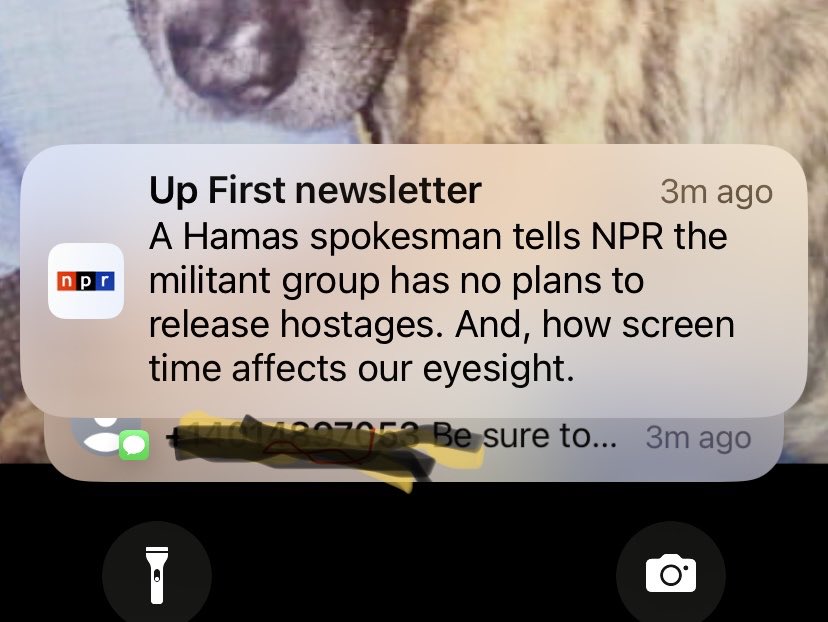 ADuf's tweet photo. That’s either a multi-faceted interview or you need to work on your push notifications ⁦@NPR⁩ https://t.co/niwGD8tjPK