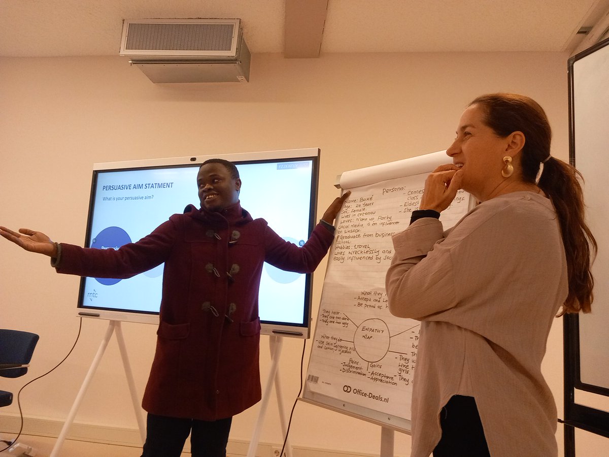 MajackD's tweet image. Day two of week 2.#RNTC experience @rntc
Learning about:
a. Empathy map through a persona crafting
b.Combined Target Audience Statement (TAS) with Peruasive Aim Statement (PAS).
C. Campaign Canvas.

TAS &amp;amp; PAS should have a &quot;Why elements, influencer, agreed reality and gains.