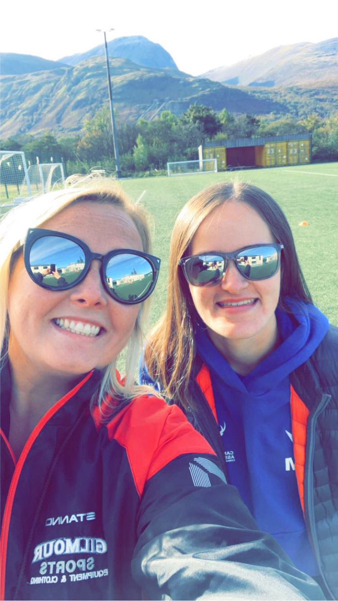 KatieDrainCA's tweet photo. All girls camp today in sunny Lochaber ☀️ with @AlainaMaclennan 👌🏼 #shinty #girlsonly #octobercamp https://t.co/QFu6OzgUny