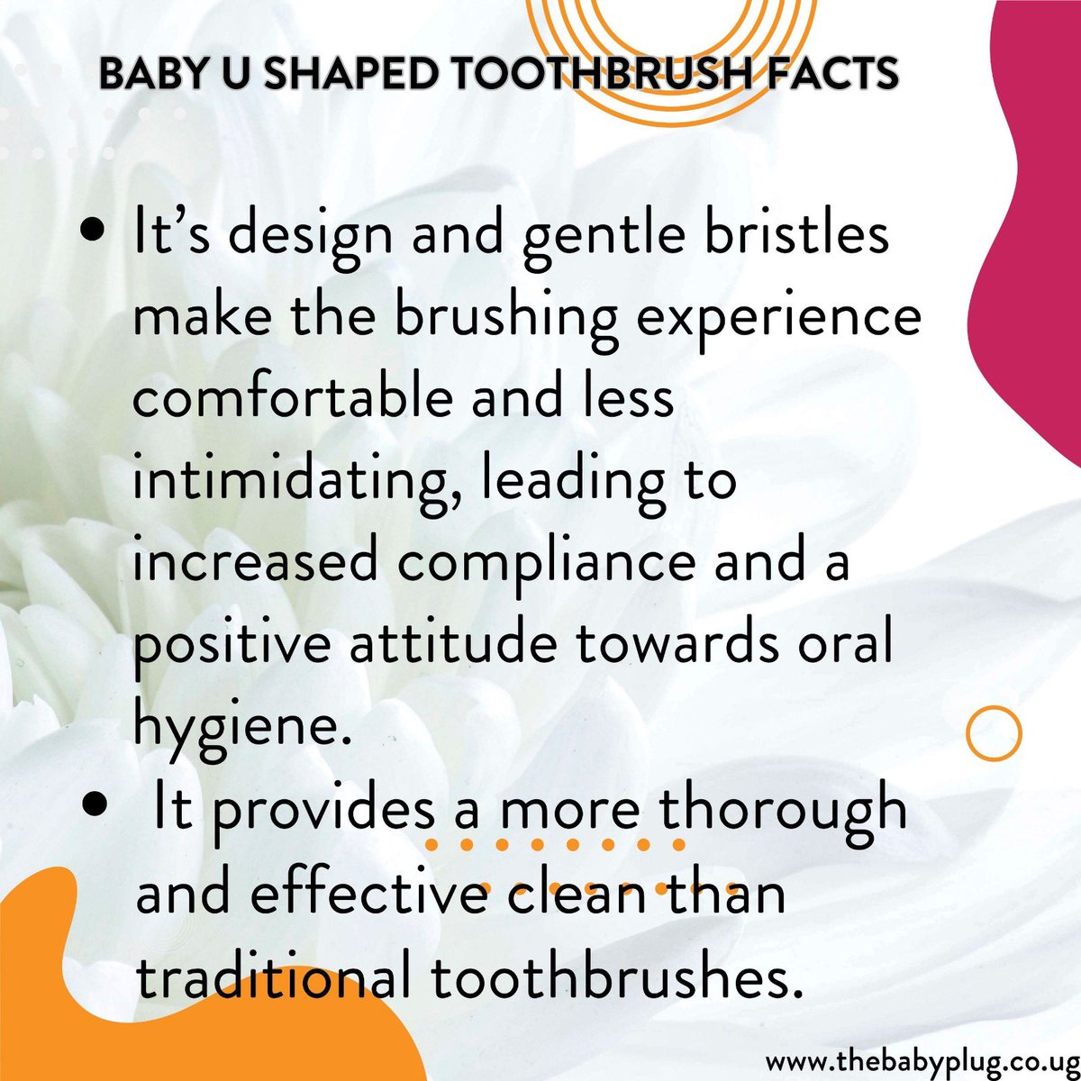 TheBabyPlug_'s tweet photo. BABY U SHAPED TOOTHBRUSH 
Did you know that starting dental and oral care for your child early enough sets good dental habits for your child as they grow? 

Poor oral care will lead to infections, disease among other dental issues.

UGX 20,000 each.

WhatsApp 0760988258 https://t.co/yA0T83poWI