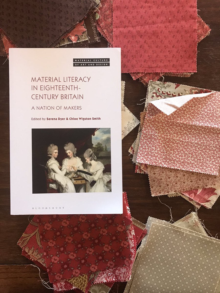 Finally got my own copy <a href="/Serena_Dyer/">Dr Serena Dyer</a> <a href="/chloewigsmith/">Chloe Wigston Smith</a>  - fittingly arrived just as I was sorting through fabrics for my next quilt!
