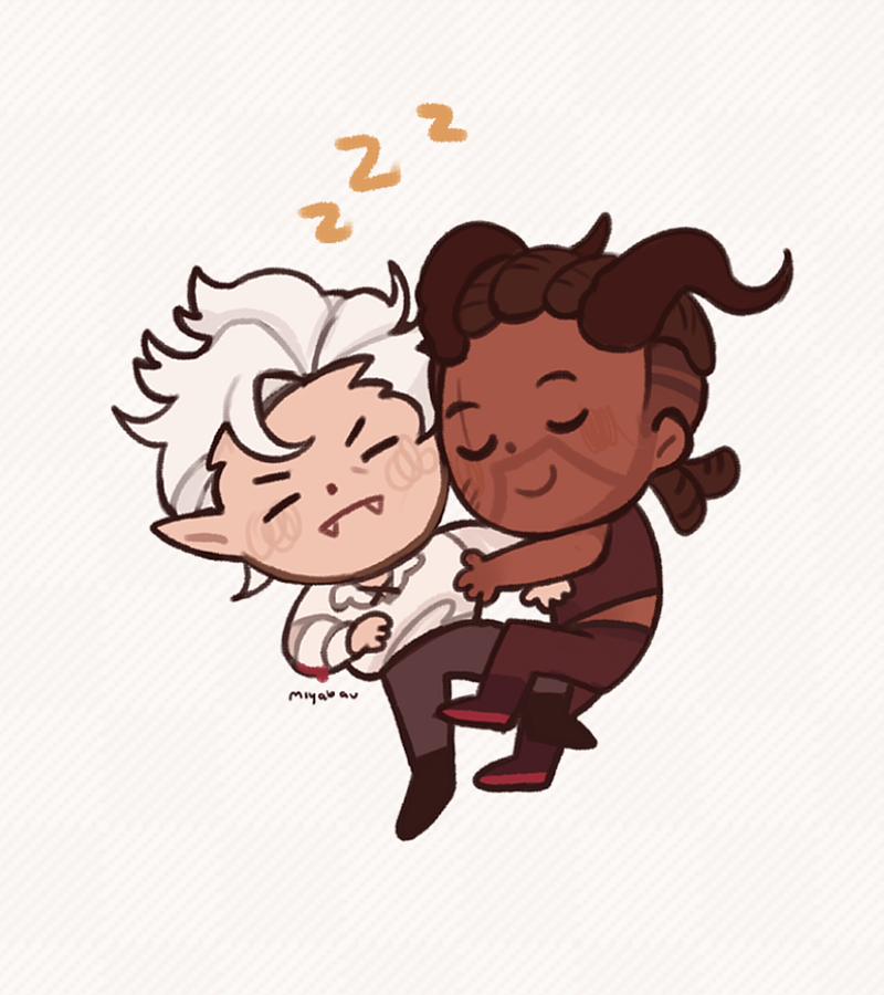 [art/bg3] night out &amp; night in #baldursgate3