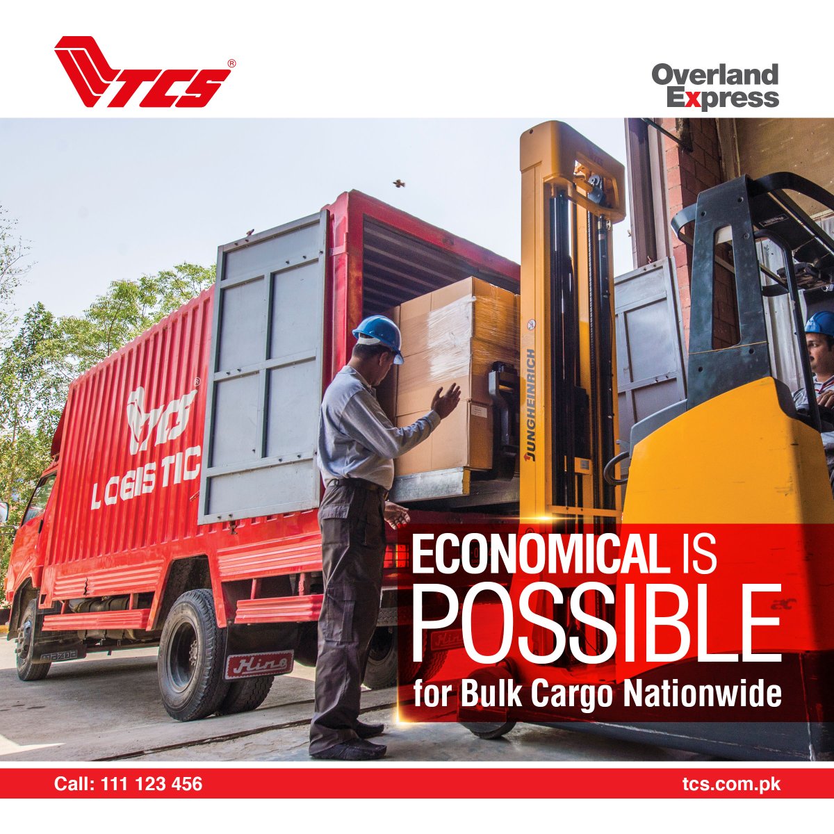 tcs_couriers's tweet image. When you want to send shipments without breaking the bank, TCS Overland Express provides the solution and the peace of mind that your cargo is handled by the largest and the most efficient network in Pakistan.
#TCS #TCSLogistics #FlexibleSolutions #ReliablePartner #Cargo