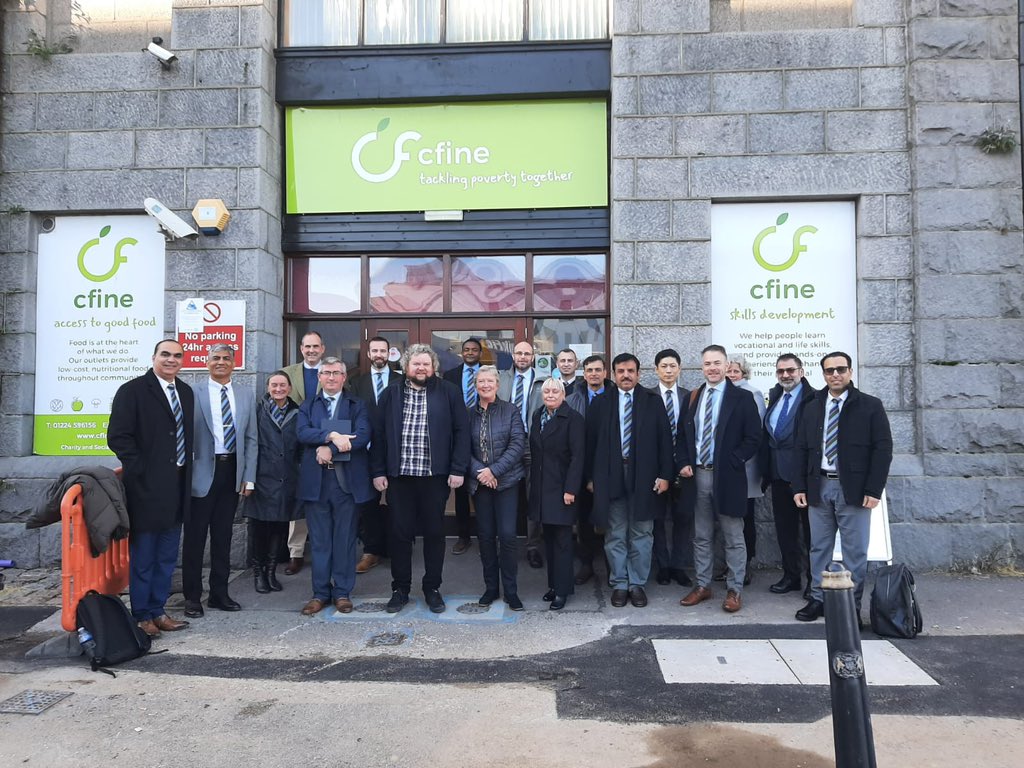 ComdtRCDS's tweet photo. Great visit to @CFINEAberdeen who talked, and walked, us through the support and services they provide to tackle poverty and build resilience. VMT. @DefAcUK #RCDS24. https://t.co/LqtCDnwpXC