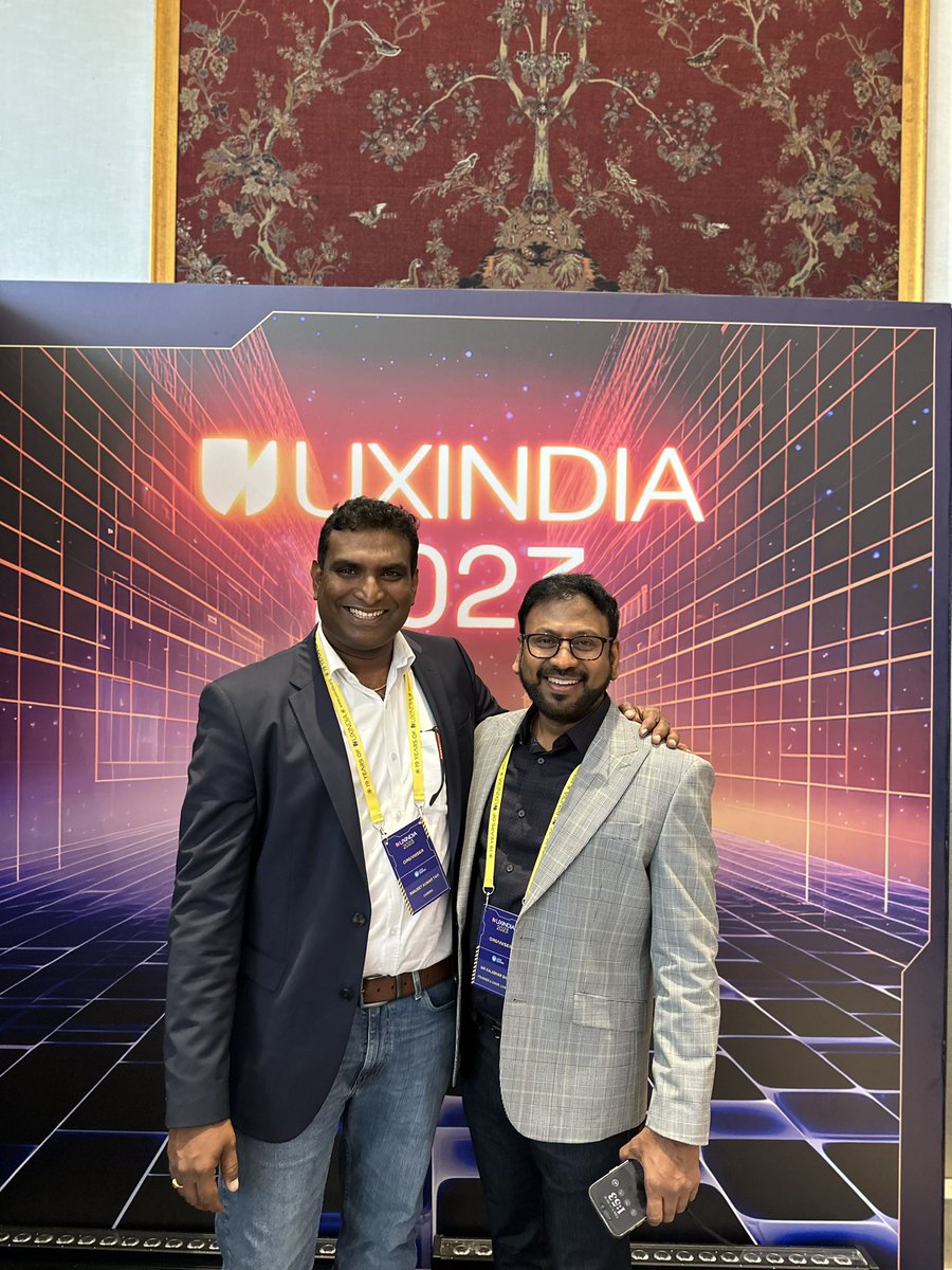 Same energy even after 2 decades  @kaladhar #UXIndia