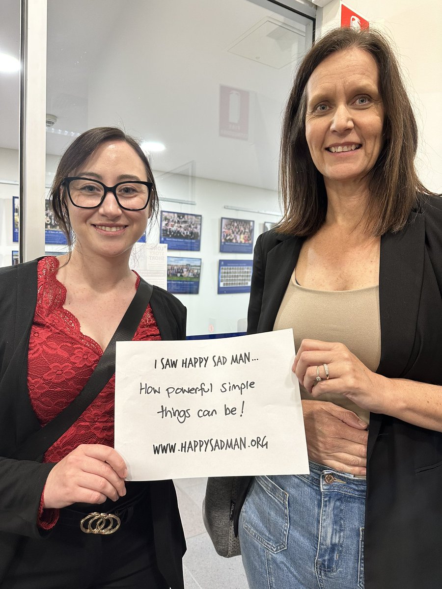 Wonderful HAPPY SAD MAN Q&amp;A screening in Shepparton tonight. One more tomorrow here. Thanks to all who organized and attended. It’s Carer’s week. Did you know there are millions of unpaid carers in Australia? #carersweek