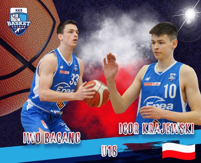 basketpoznan's tweet photo. Iwo Baganc i Igor Krajewski powołani na zgrupowanie szkoleniowe Młodzieżowej Reprezentacji Polski Mężczyzn U18, która odbędzie się we Władysławowie w dniach 2-7.11.2023 📷Brawo Panowie
#enea #miastoPoznan #artbud #constructaPlus #biofarm
#poznanwspiera #basket #kks #pzkosz #u18 https://t.co/35DhUQq9QS