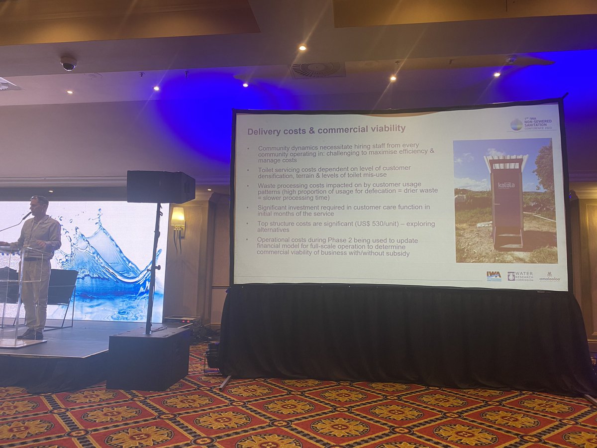 No one thought it was possible! Congrats <a href="/loowatt/">Loowatt</a> &amp; Khanyisa Projects on reaching 100 households in with your beautiful toilet. An inspiring example of how container based sanitation can reach hard to serve communities @NSS_conference