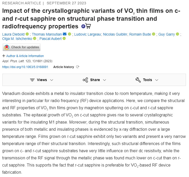 NanoEh_Project's tweet photo. 📡New paper regarding @NanoEh_Project has just recently publised! Our colleagues from TE-OX authoring this scientific article📄about innovative materials and processess useful for radio frequency (RF) device applications🛰
More information here👉https://t.co/fhACHp6yEC https://t.co/jEc0lhmSSR