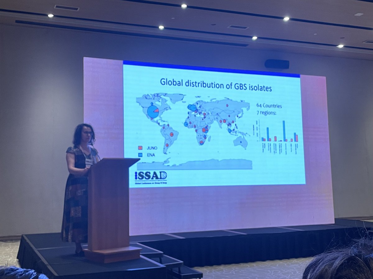 GlobalPneumoSeq (@pneumowatch) on Twitter photo On behalf of the #JUNO_project, Dr Dorota Jamrozy is presenting the global collaboration on GBS genomics at #ISSAD23 <a href="/IssadOrg/">Issad.org</a> <a href="/StephenBentley5/">Stephen Bentley</a> <a href="/sangerinstitute/">Wellcome Sanger Institute</a> <a href="/SangerPathogens/">Wellcome Sanger Parasites & Microbes Programme</a> funded by <a href="/gatesfoundation/">Gates Foundation</a> On behalf of the #JUNO_project, Dr Dorota Jamrozy is presenting the global collaboration on GBS genomics at #ISSAD23 <a href="/IssadOrg/">Issad.org</a> <a href="/StephenBentley5/">Stephen Bentley</a> <a href="/sangerinstitute/">Wellcome Sanger Institute</a> <a href="/SangerPathogens/">Wellcome Sanger Parasites & Microbes Programme</a> funded by <a href="/gatesfoundation/">Gates Foundation</a>