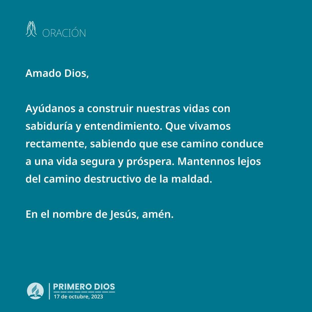 ¿Estás construyendo tu vida con sabiduría y entendimiento? 🤔

El capítulo 14 de Proverbios nos enseña la importancia de la sabiduría y el entendimiento para construir y mantener una vida fuerte.

#PrimeroDios #ReavivamientoYReforma  #DevocionalDiarioCG #RPSP