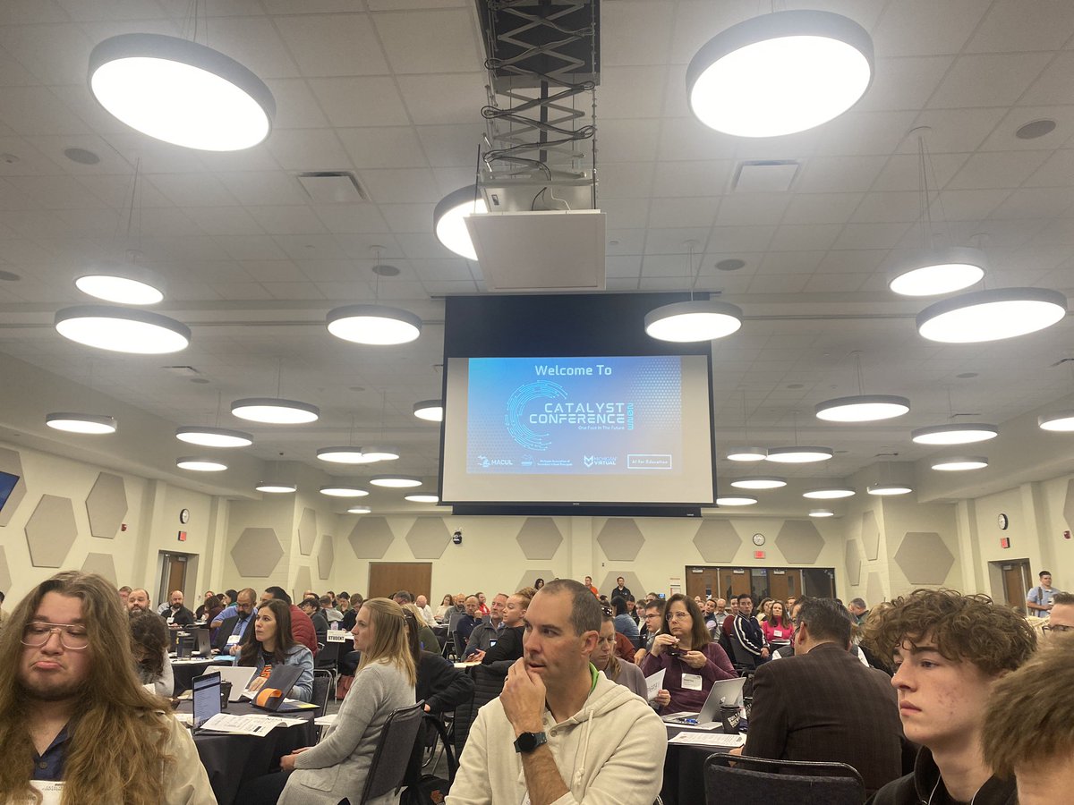 Excited to spend the day looking toward the future with a few staff and students at <a href="/massp/">Secondary Principals</a> Catalyst Conference 2023!