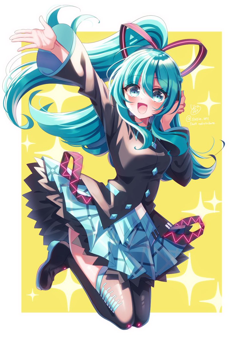 初音ミク 「よろしくお願いいたします  #フォロワー1万人以下の絵師が力作を投稿してたくさん」|どろしぃ🎀お仕事募集中のイラスト