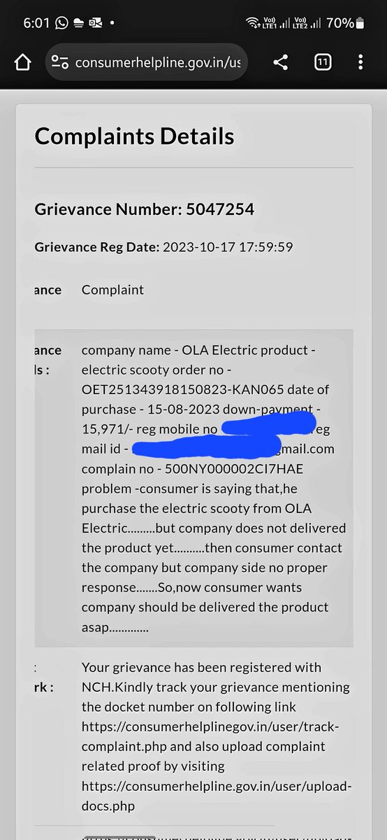 medapatimanoj's tweet image. @OlaElectric @bhash lets involve @jagograhakjago in this. my simple question what is the delivery date of my vehicle. It has been 2 months from the date of purchase when will you deliver my vehicle.
#avoidOla #OLA #evfest