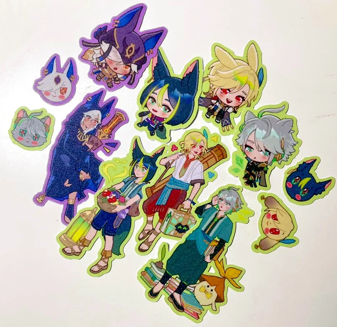 4ggravate sticker pack sample just came in   Local pre order open until 21st oct  INTL pre order open until 4th nov  #4ggravate #Comifuro17 #CF17