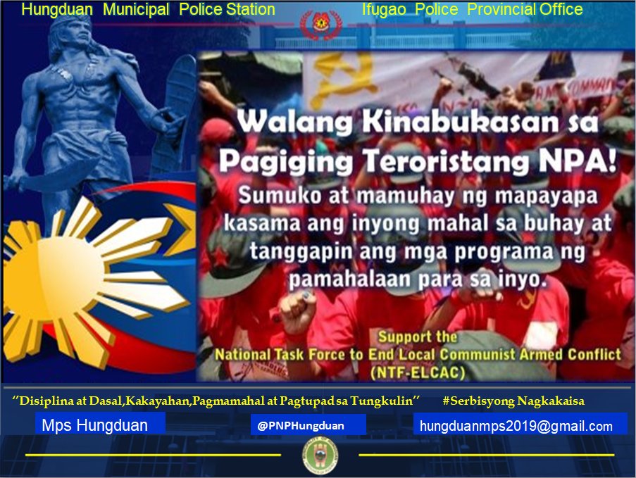 PNPHungduan's tweet image. ANTI-TERRORISM INFOGRAPHIC
NO TO CPP-NPA-NDF
SAGIPIN NATIN ANG ATING MGA KABATAAN
WAG HAYAANG MASIRA ANG KANILANG KINABUKASAN
#SerbisyongNagkakaisa
#ToServeandToProtect