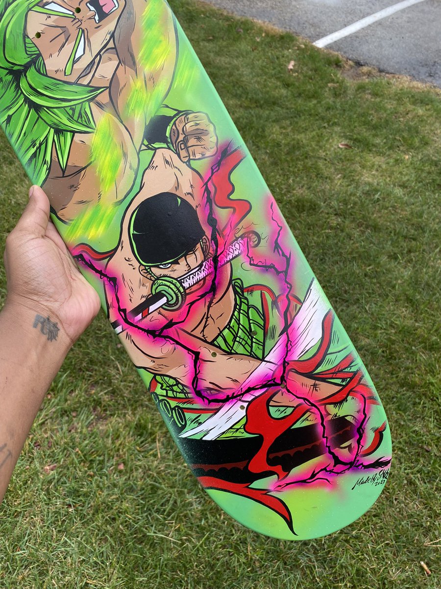 madebyStvr's tweet photo. Had to do it 🤌🏽 #zoro x #broly x #madebystvr
#dbz #ONEPIECE #anime https://t.co/3okWdBV4ru