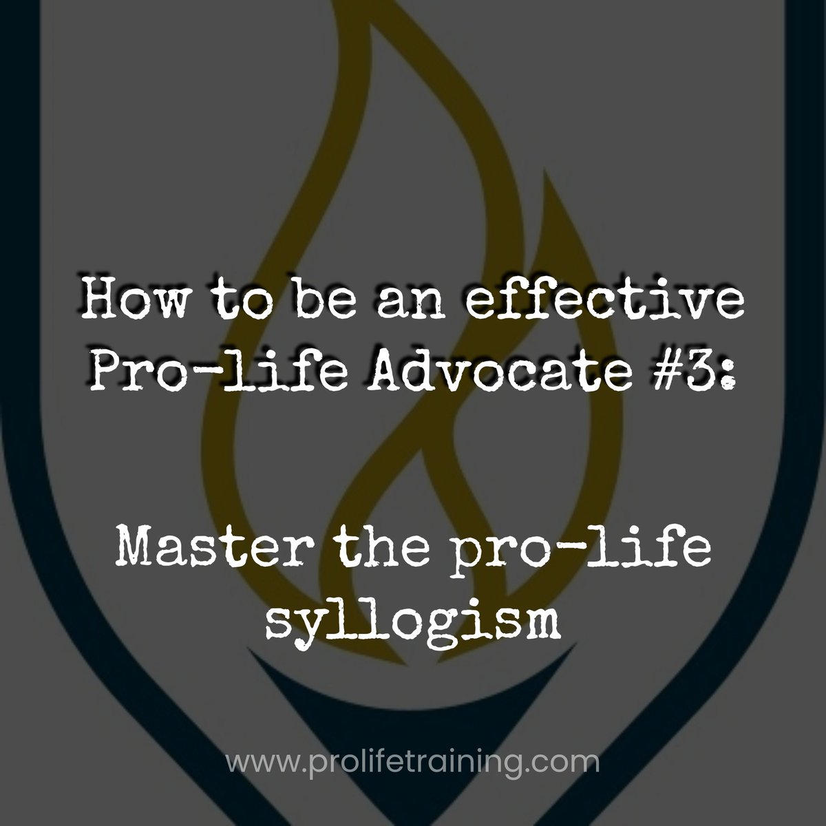 prolifetraining's tweet image. Want to be an effective advocate for life? 

Check us out at prolifetraining.com 

#prolife #prolifegeneration #prolifeapologetics #life