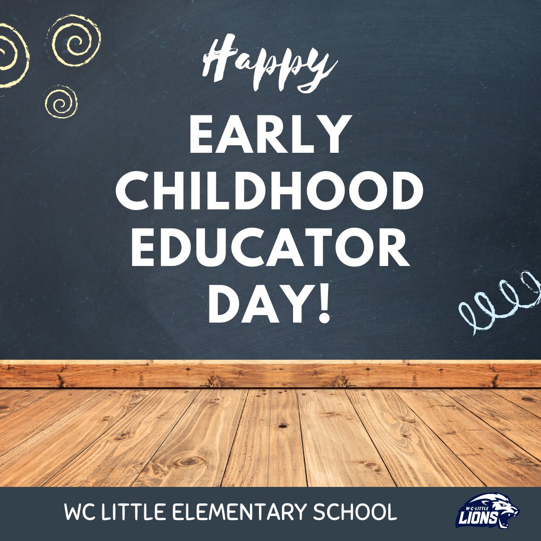 Happy Early Childhood Educator Appreciation Day! Big WCL Roar to our amazing DECE team here at WC Little.