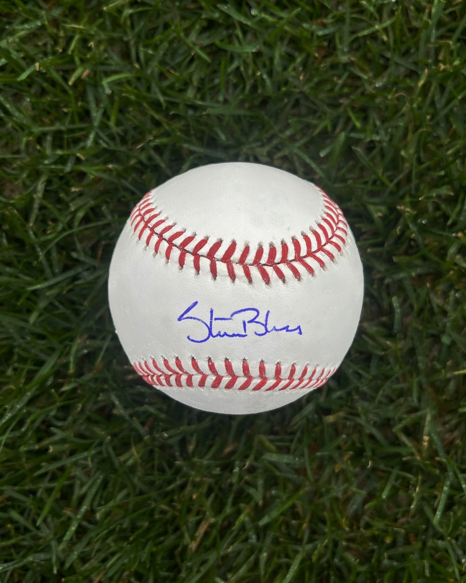 REPOST THIS for a chance to win this commemorative ball signed by the one and only Steve Blass!
