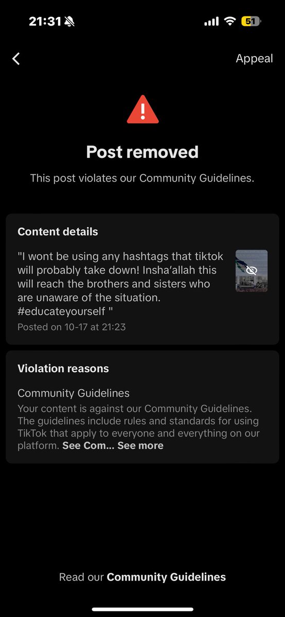 Amara_Mayumi's tweet photo. @tiktok_japan shame on you!
In what way is educating yourself a violation!? 
なぜこんなこと！ https://t.co/vjOFCXvBdt