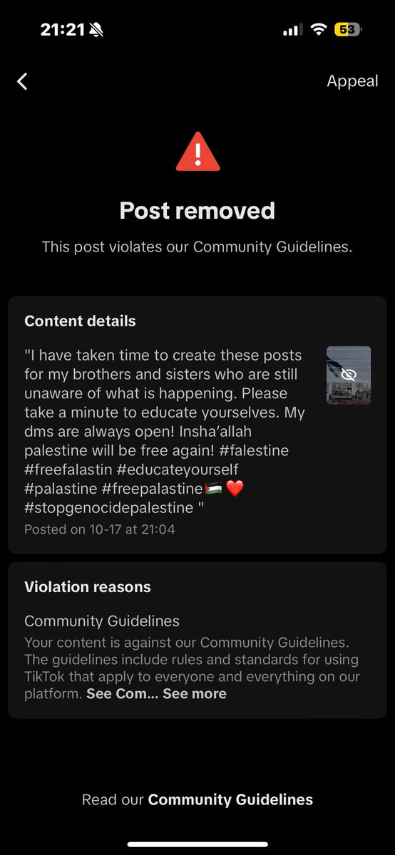 Amara_Mayumi's tweet photo. @tiktok_japan shame on you!
In what way is educating yourself a violation!? 
なぜこんなこと！ https://t.co/vjOFCXvBdt