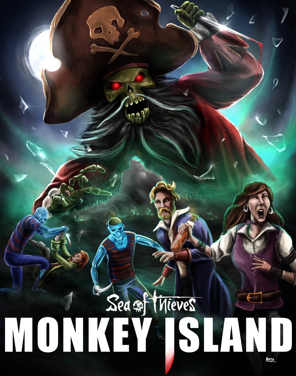 A new #SeaOfThieves tall tales out the 31th of October!
Get ready 💀🎃🫣

Art by me.

<a href="/SeaOfThieves/">Sea of Thieves</a> 
#art #BeMorePirate #fanart