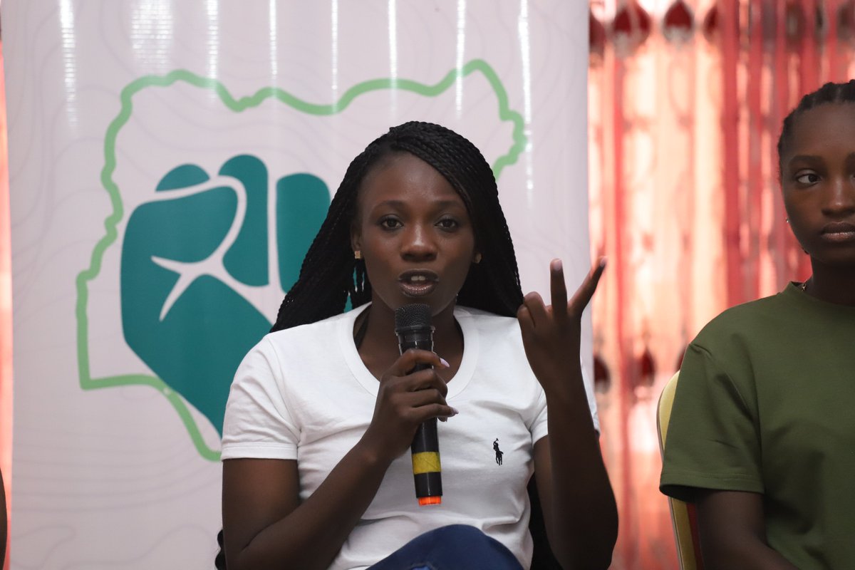 ActionAidNG's tweet photo. 🌍 #Ongoing: Youth Climate Change Bootcamp! 🌱
We took a moment to reflect on the incredible Climate Justice activities happening right now. A dynamic panel of young individuals are sharing their insights on Climate Justice, sharing their personal stories about climate action https://t.co/p3fSUmE8kM