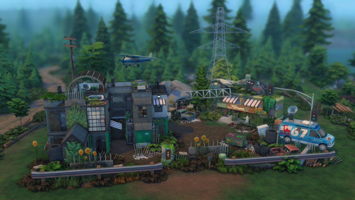 Nesse4tw's tweet image. Made this Post-Apocalyptic Base for @simmersdigest #SimmersDigest Day 16 October Challenge - Zombie Apocalypse. 🧟‍♀️🧟‍♂️

Will you survive this zombie apocalypse? 
I&apos;m rooting for you! ❤️

ID:Nesse4tw

#TheSims #TheSims4 #ShowUsYourBuilds #SimsCreatorsCommunity