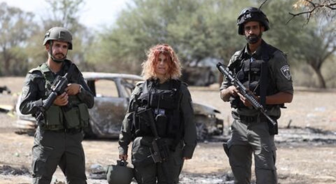 yaelbt's tweet photo. “I wanted to get as many children back home to their mothers”

This is Shifra, an Israeli police officer and mother of ten! 

Last Saturday, she got into her private care and drove independently to the site of the Nova Massacre, where for 12 hours she and 3 other officers evacuated dozens of injured people, and cuffed 11 cowardly terrorists who were hiding in the bushes. 

They picked up the living from piles of dead bodies and drove them to safety back and forth in their own cars.
(Source https://t.co/0K4XOedfyM)