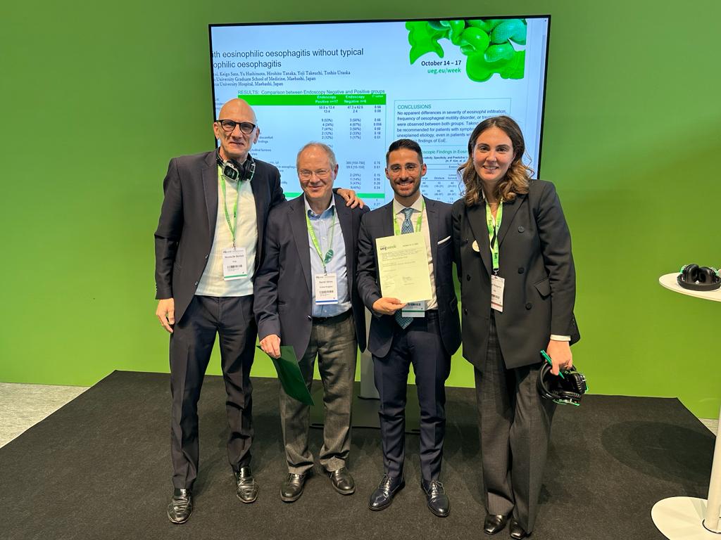 Pierfrancesco Visaggi, MD (@pierfra_visaggi) on Twitter photo Our #ArtificialInteligence tool to diagnose #EoE based on clinical characteristics was awarded as Best Abstract Presentation at #UEGWeek2023 in #Copenhagen!
So exciting!! thank you <a href="/my_ueg/">my_UEG</a>!!!
Link to the free online tool for point of care use here ⬇️⬇️⬇️
webapplicationing.shinyapps.io/PointOfCare-Eo… Our #ArtificialInteligence tool to diagnose #EoE based on clinical characteristics was awarded as Best Abstract Presentation at #UEGWeek2023 in #Copenhagen!
So exciting!! thank you <a href="/my_ueg/">my_UEG</a>!!!
Link to the free online tool for point of care use here ⬇️⬇️⬇️
webapplicationing.shinyapps.io/PointOfCare-Eo…